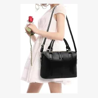 Women Leather Handbag Vintage Bag Shoulder Bags Big Bag