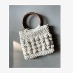 Fashion cotton rope straw women bags