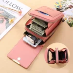 Touch Screen Mobile Phone Bag Small Crossbody Shouder Bags Women Long Wallet