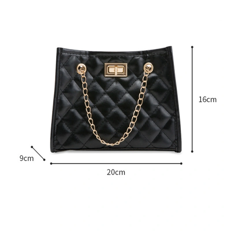 Mini Chain Shoulder Bags Rhombus Sewing Small Square Bags For Women 