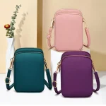 Small Shoulder Bags 3 Layers Of Pockets Mobile Phone Bag Outdoor Daily Crossbody Bag