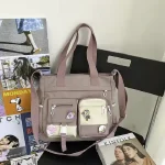 Wasserdicht Leinwand Frauen Handtaschen Schulter Tasche Nylon Damen Umhängetasche Oxford Umhängetaschen Tote Buch Taschen für Mädchen Schulranzen