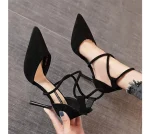 Newest Style High Heels Sexy Pumps Women Shoes 9cm Wedding Shoes for Women Bride Shallow Pointed Single Shoes