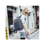 Luminous Women Backpacks Fashion Girl Daily Backpack Women's Package Geometry Sequins Folding Bags Mini Bag School Bagpack