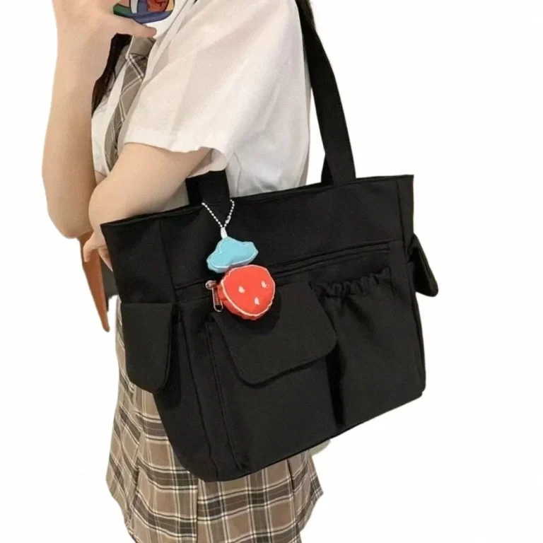 Bag Women Messenger Bag Preppy-black