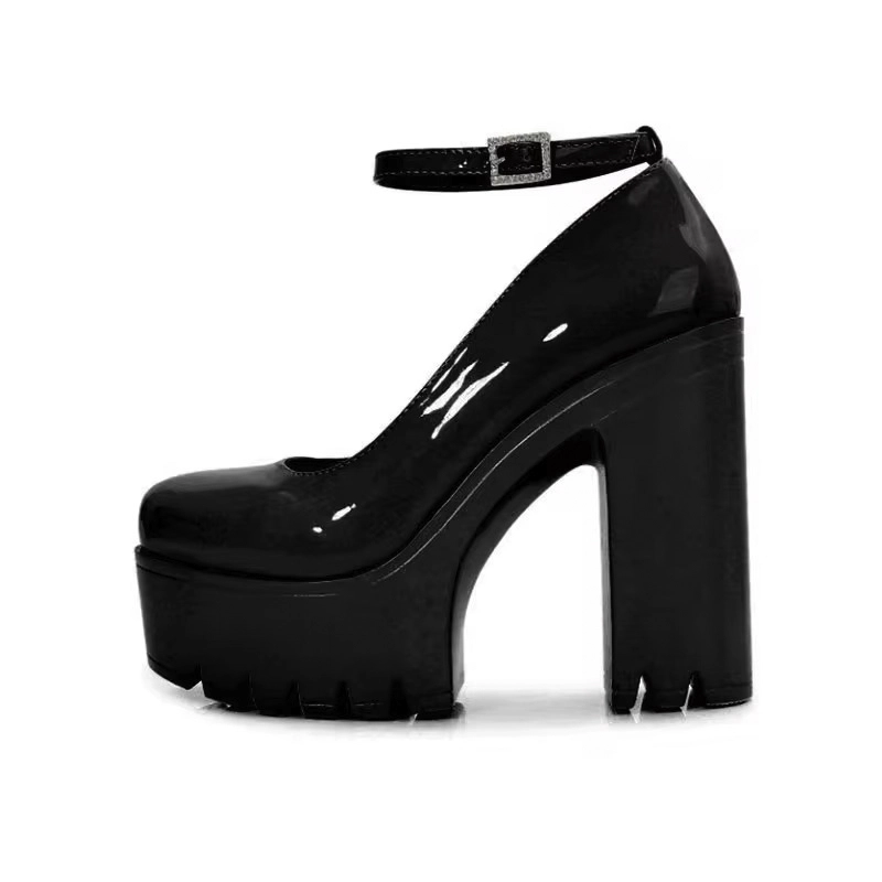 Square Heel Women's Shoes