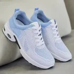 New Running Shoes -white- Ladies Breathable Sneakers