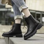 Autumn and Winter Black Women's Boots