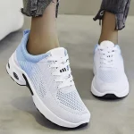 New Running Shoes -white- Ladies Breathable Sneakers