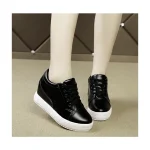 Black Hidden Wedge Heels sneakers